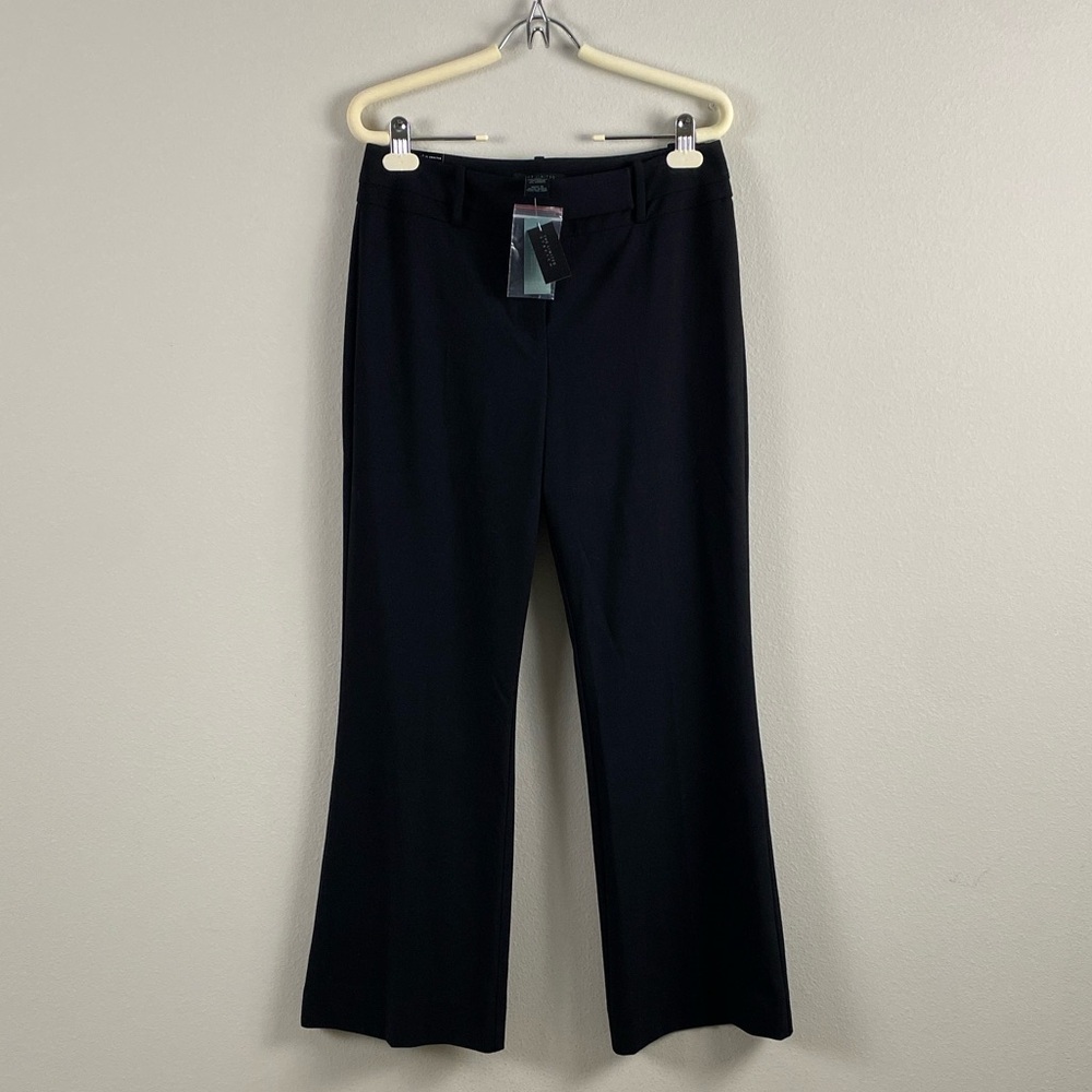 The Limited Virtual Stretch System Mid Rise Flare Leg Dress Pant/Trouser | Black